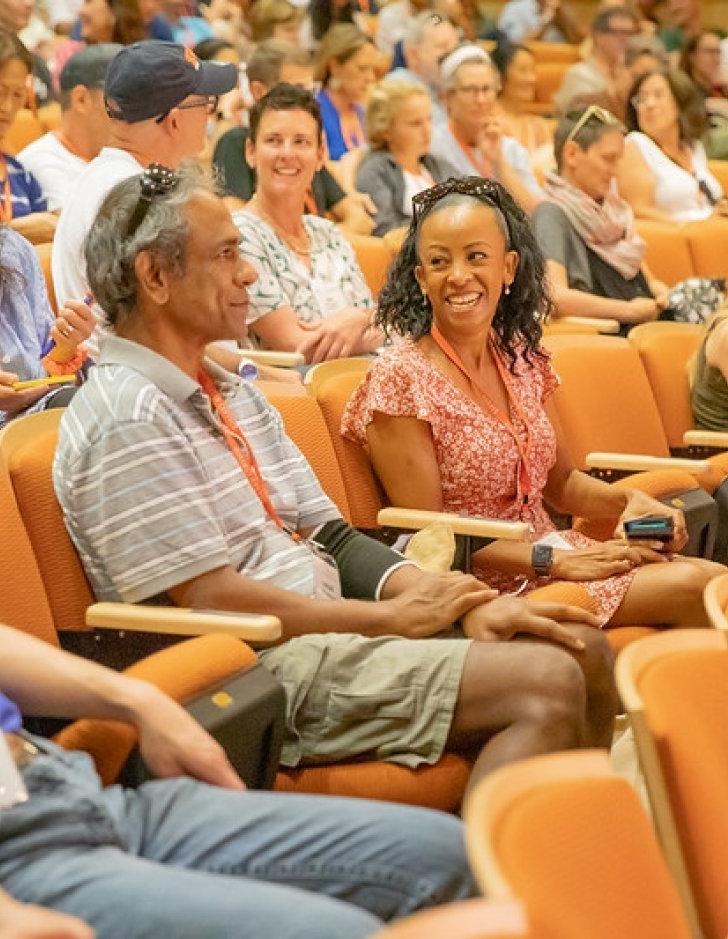 Families in Benson Auditorium